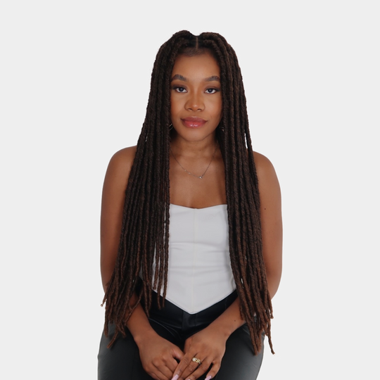 BROWN EMPRESS LOCS - SINGLE PACK 26"