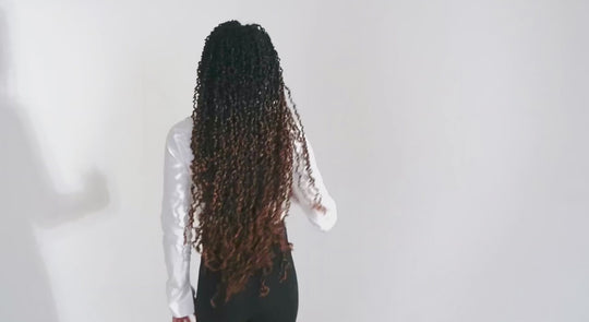 GODDESS TWIST IN DARK OMBRE 26"