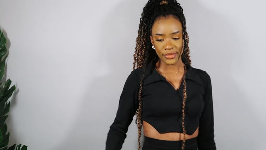 GODDESS TWIST IN LIGHT BROWN 26"