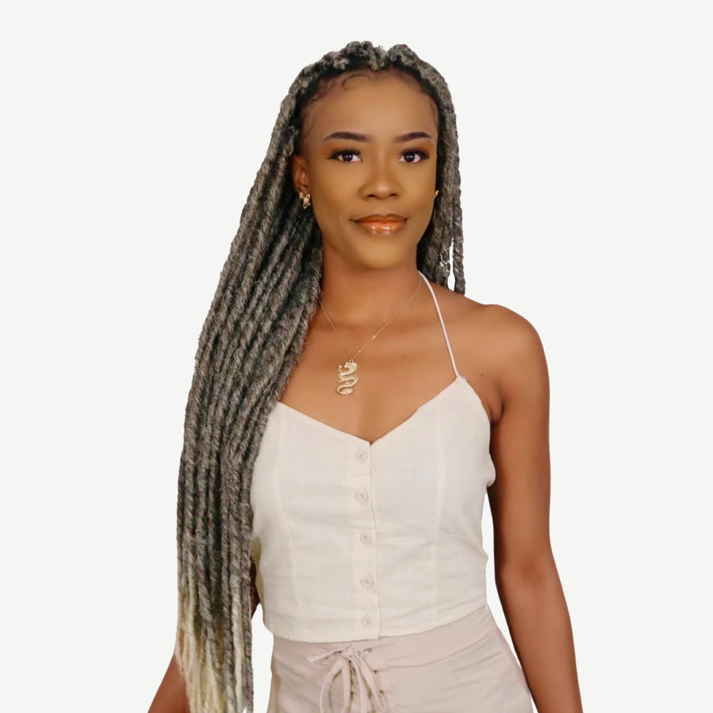 ASH GREY LOCS 26"