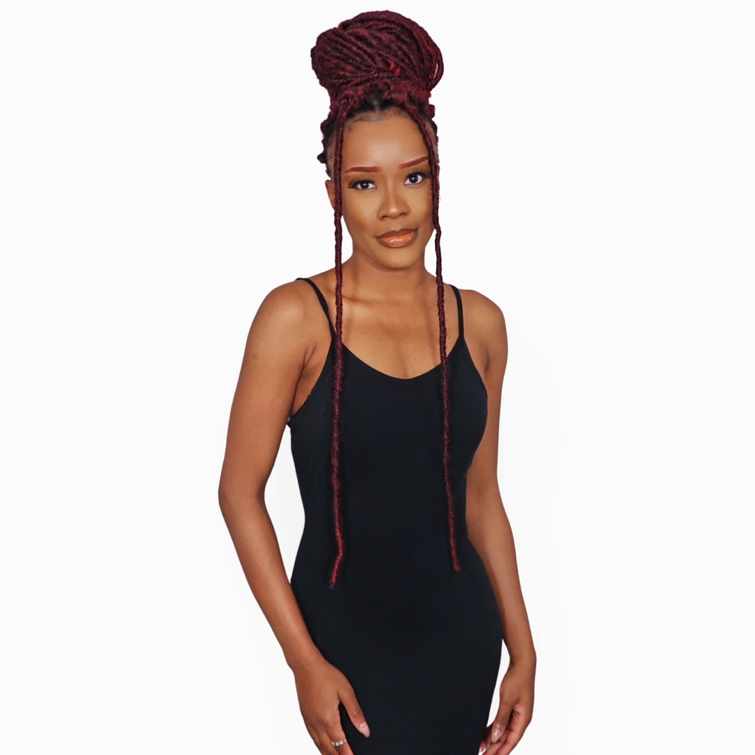 CRIMSON RED LOCS 26"