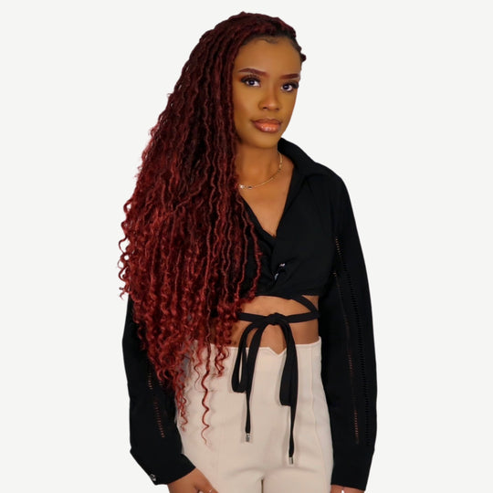 FLAME CURLY LOCS 26"