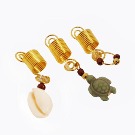 GREEN TURTLE LOCS JEWELS