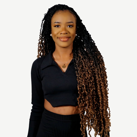 GODDESS TWIST IN LIGHT BROWN 26"