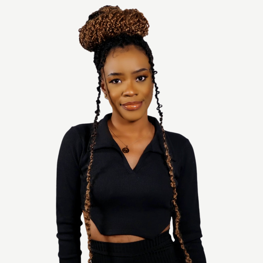 GODDESS TWIST IN LIGHT BROWN 26"