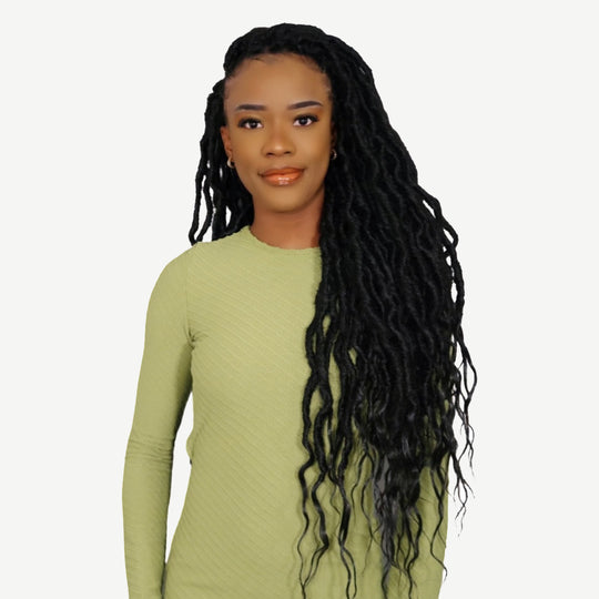 TWILIGHT BLACK LOCS 26"