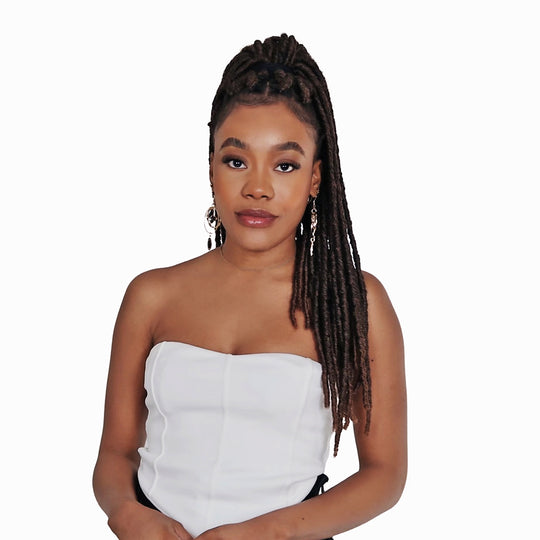 BROWN EMPRESS LOCS 26"