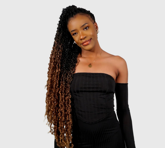 GODDESS TWIST IN LIGHT BROWN 26"