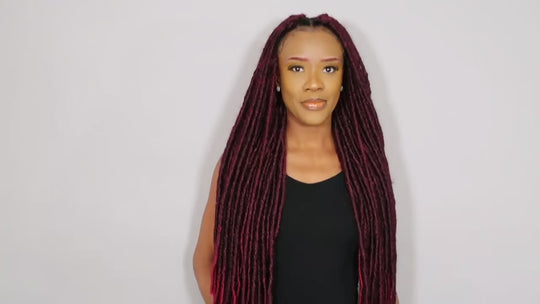 CRIMSON RED LOCS 26"