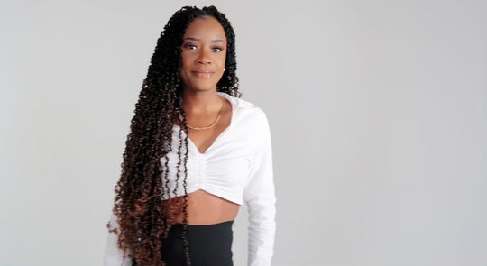 GODDESS TWIST IN DARK OMBRE 26"