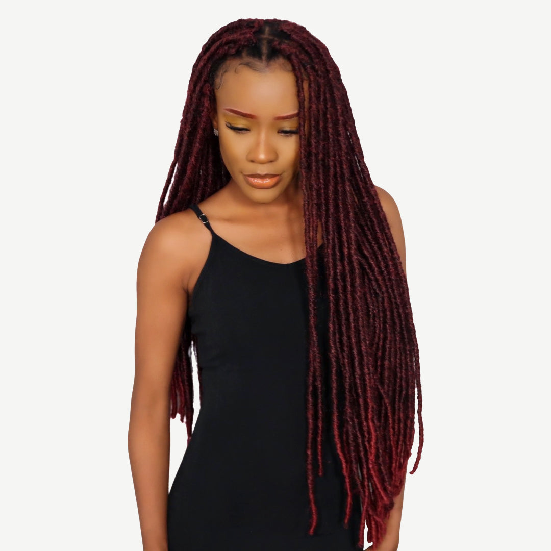 CRIMSON RED LOCS 26"